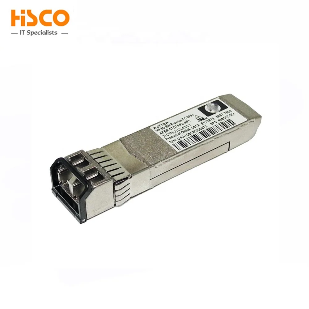 Option original AJ716A for HPE 8G SFP+ SR FC B-ERIES optical fiber module BLc SFP