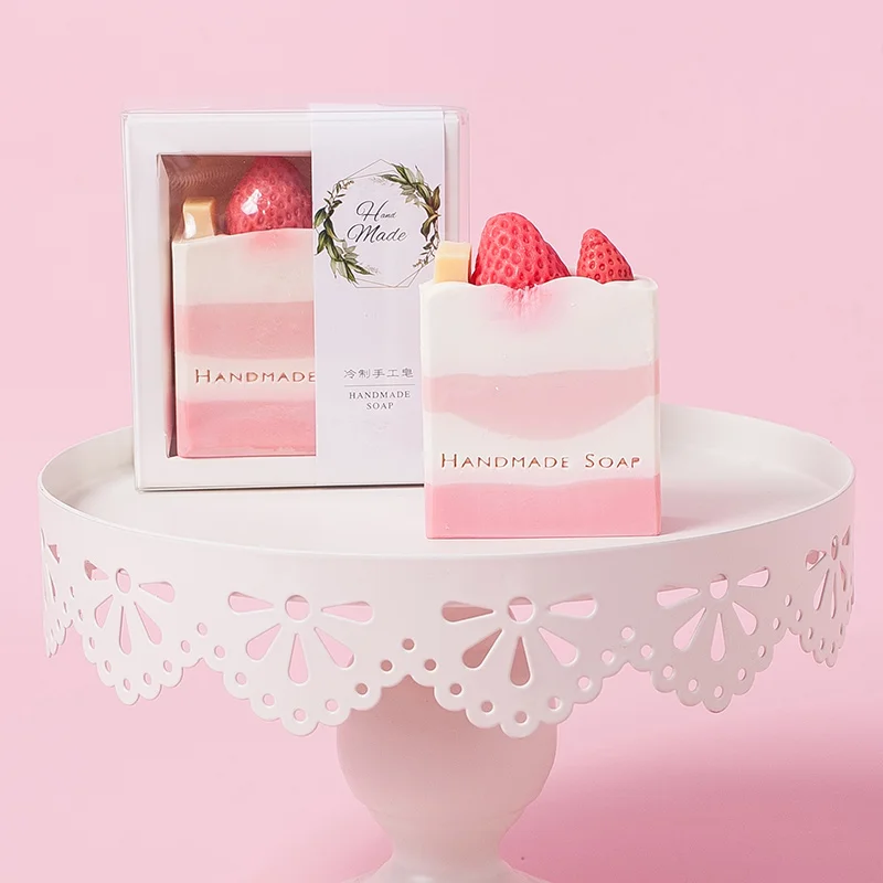 Private label  Organic natural Cold Processed soap cleansing skin whitening soap Christmas gift bodi soap