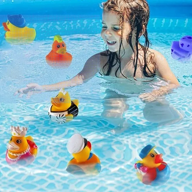 New Unisex American Jeep Duck Toy Plastic Enamel Duck for Water Play & Party Decor for Children of All Genders