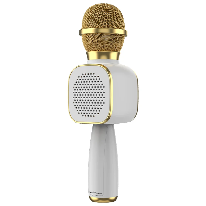 Professional Wireless Karaoke Microphones with Speaker USB Mike Condenser Micro for Kids Toys Singing Wireless Mic