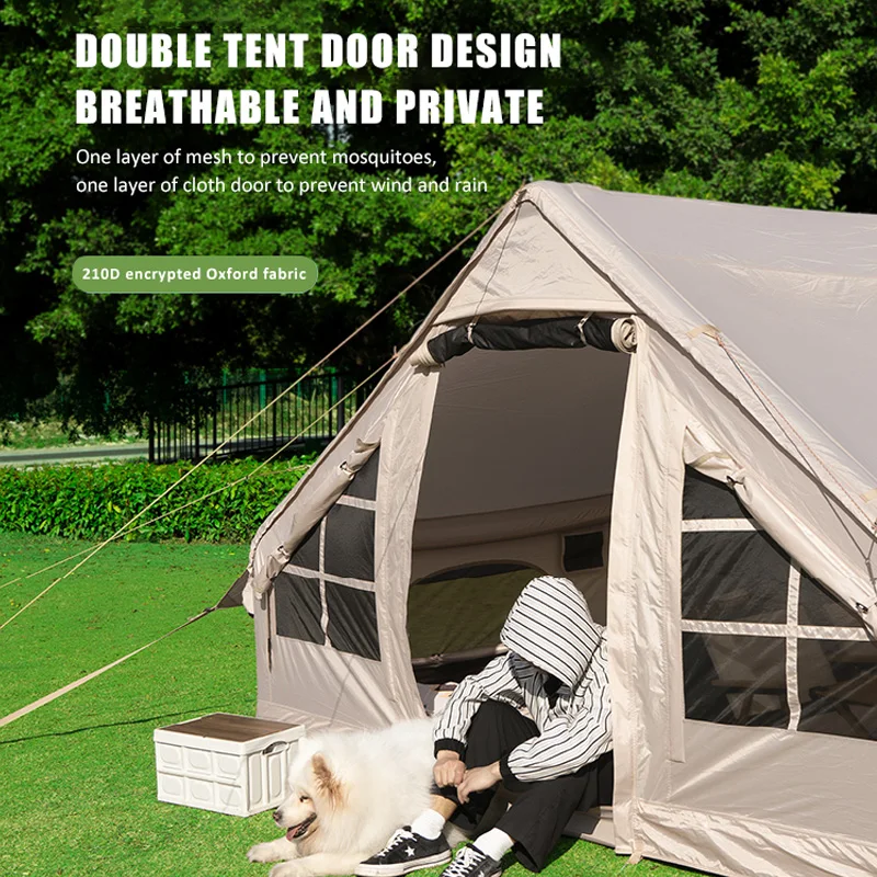Hiking Luxury Automatic Inflatable Tent Outdoor Camping, Outdoor Inflatable House Tent, Oxford Fabric Inflatable Tent/