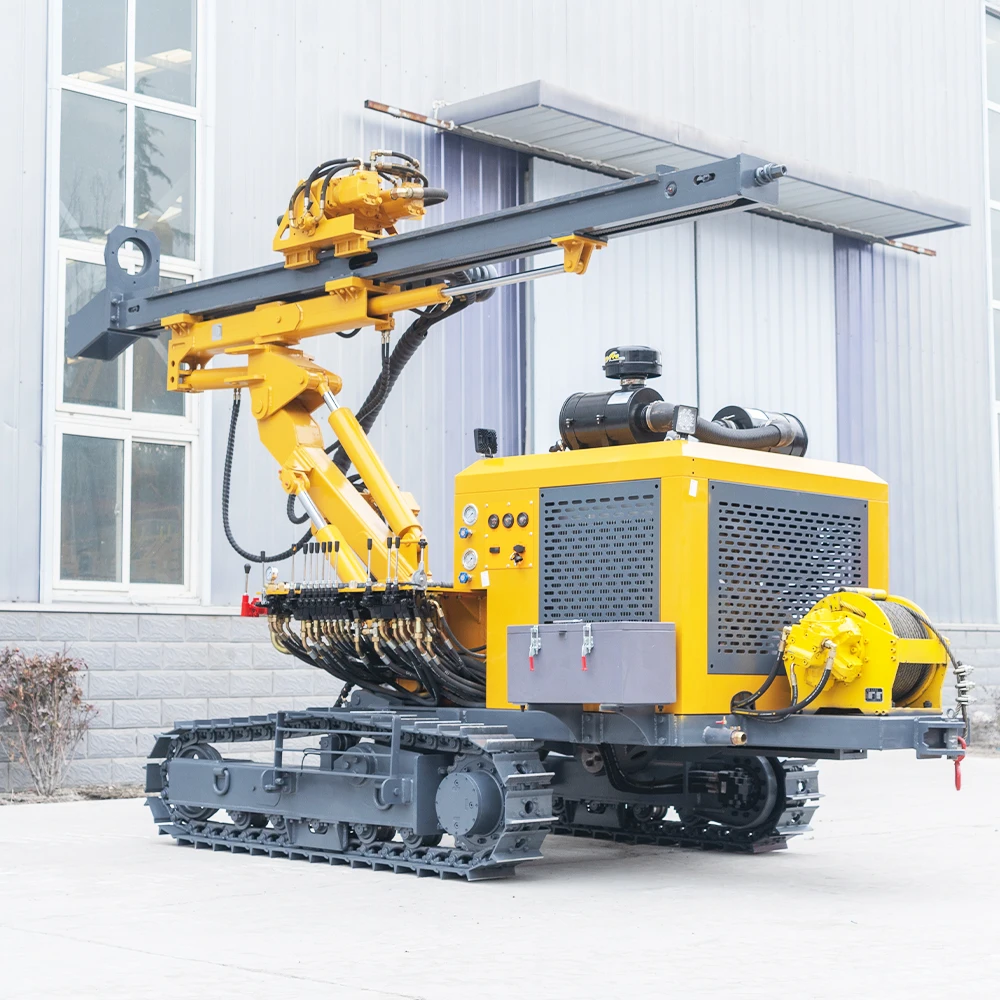 Hengwang Good quality High tech Solar Pile Driver Crawler Type 6m Solar Pile Driver Best Price and Lasting Quality easy to use