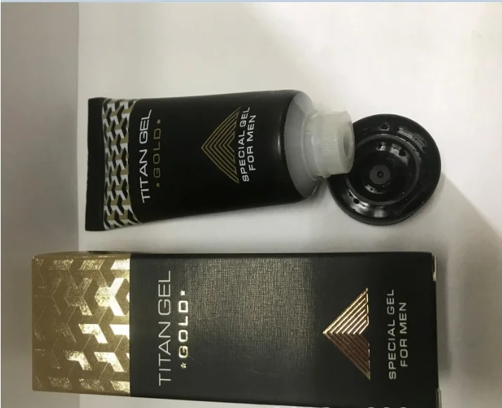 Original Black Tube Titan Gel Gold Russian Penis Enlargement Cream Retarder Intim Gel Helps Men Effective Penis Growth Dela