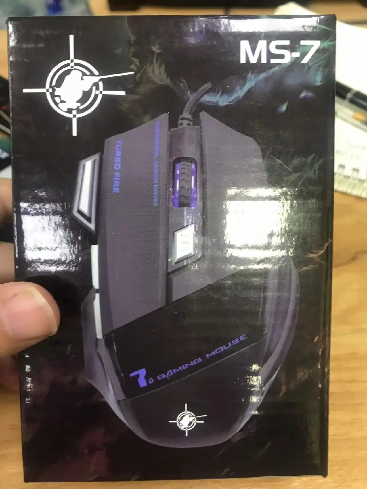 Keywin  Sport Gaming 7-color Backlight Breath Comfort 7D Gamer Mice Wired Gaming Mouse