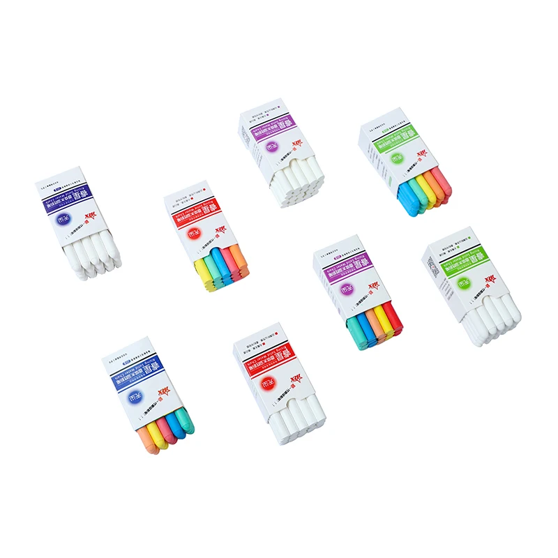 China Manufacturers Dustless Chalk Teaching Eco-friendly Washable Dustless School Chalk