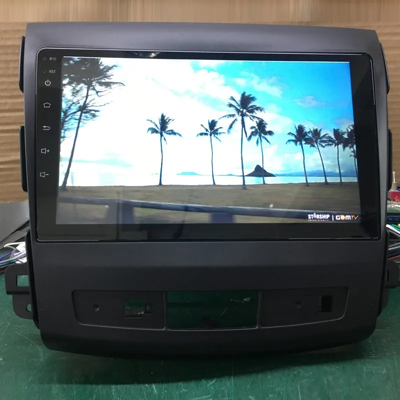 9 Inch ips Touch Screen Car Radio Gps Navigation System Player MP5  For Mitsubishi Outlander EX 2006-2012