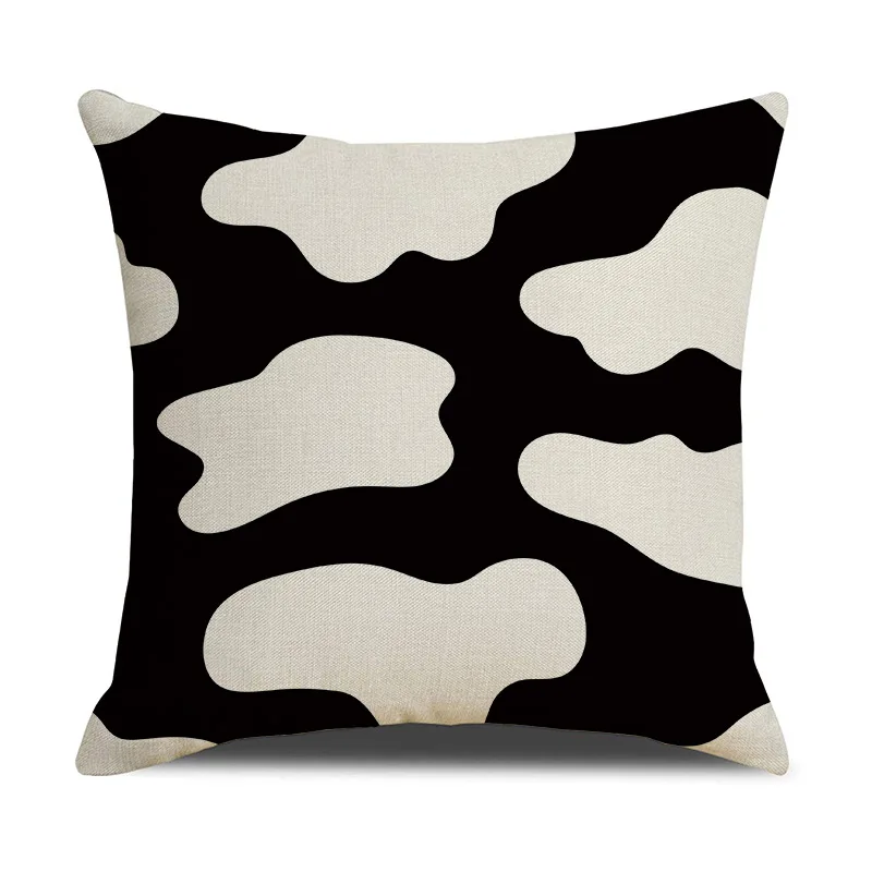Nordic Geometry Black White Cushion Pillow Cover Home Decorative Office Sofa Polyester PillowCase