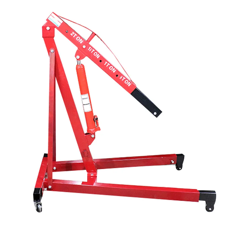 workshop hydraulic shop crane 1ton engine crane in stock