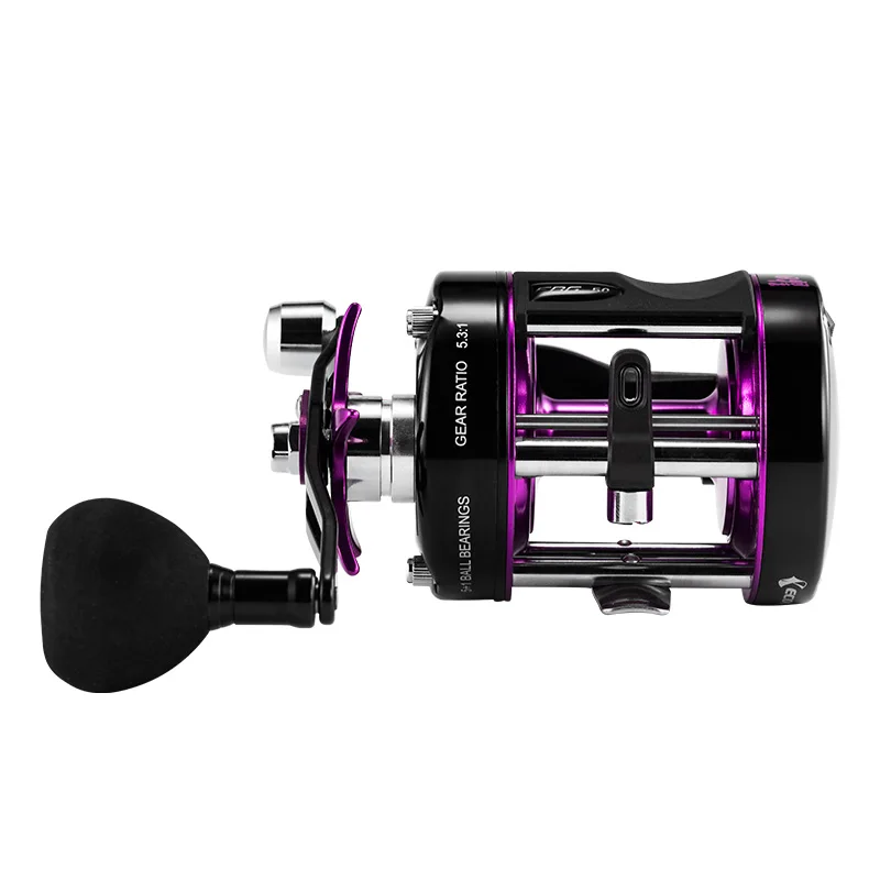 On Stocks and EBG Drum Reel 5+1BB Overhead Fishing Reel 10kg Drag Power Fishing Jigging Reel