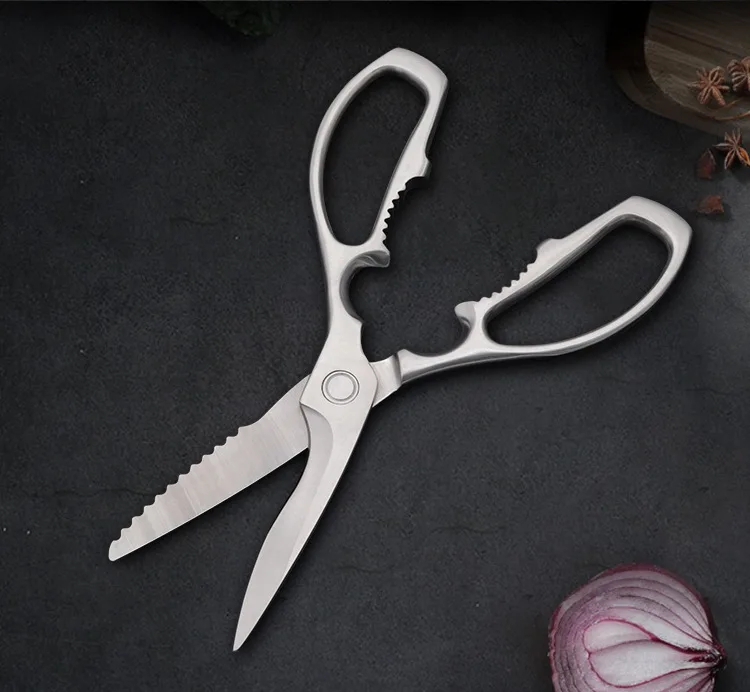 8 inch Easy Cleaning Poultry Shear Multipurpose Stainless Steel Sharp Kitchen Scissors