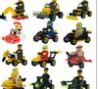 Fighter Car Mini Assemble Block Car Educational Building Blocks Toys Decoration Figure Children Kids Operational Capacity