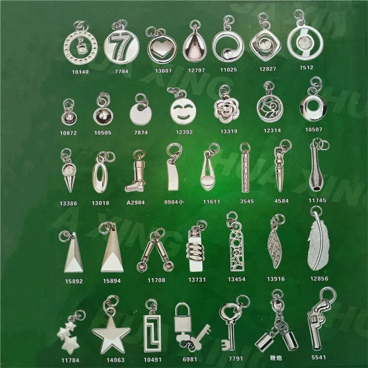 circular smiley face flower Leaf guns pentagram peach heart letter metal zipper slider puller pendant pull parts