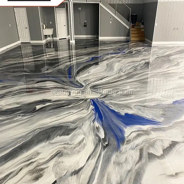 Orangegg Super Adhesive Epoxy Resin With Gravel / Crush Stone/ Marble For Garden Floor Design