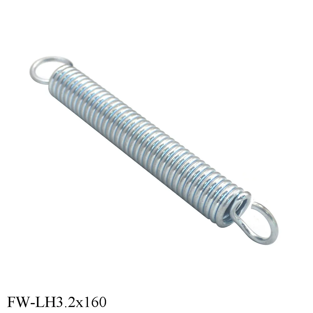 Protection Galvanized Steel  Heavy Duty Extension spring With Hook For  Trampoline