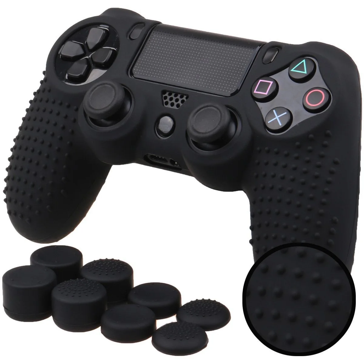 Trending skin For PS4 Controller Case Video Game Accessories Thumb Stick Cover Controller Protective Case For PS4 slim/Pro