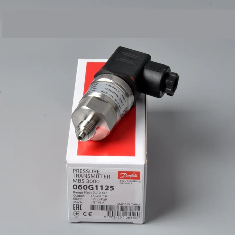 Danfoss MBS3000 pressure transmitter sensor, danfoss 0-0.3bar