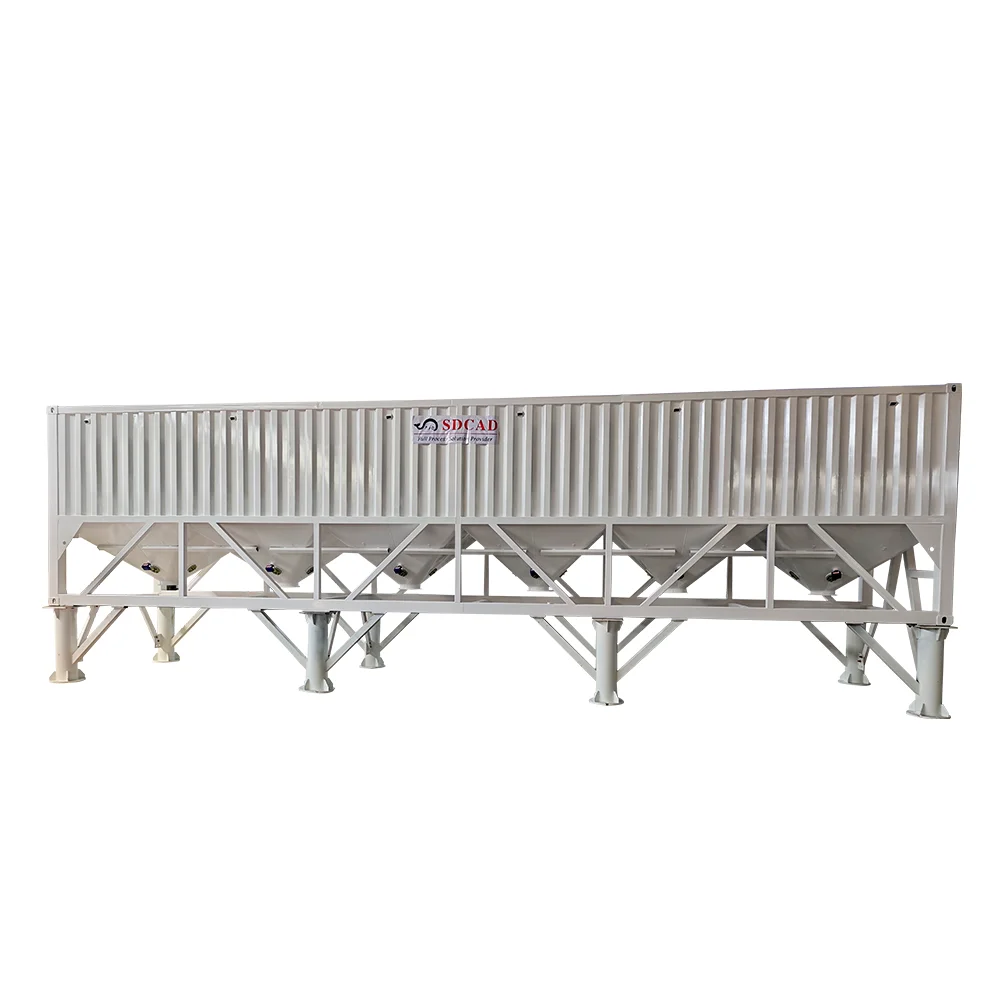 Great economy silo tank container Horizontal Silo 100 Tons Capacity for Large Scale Storage