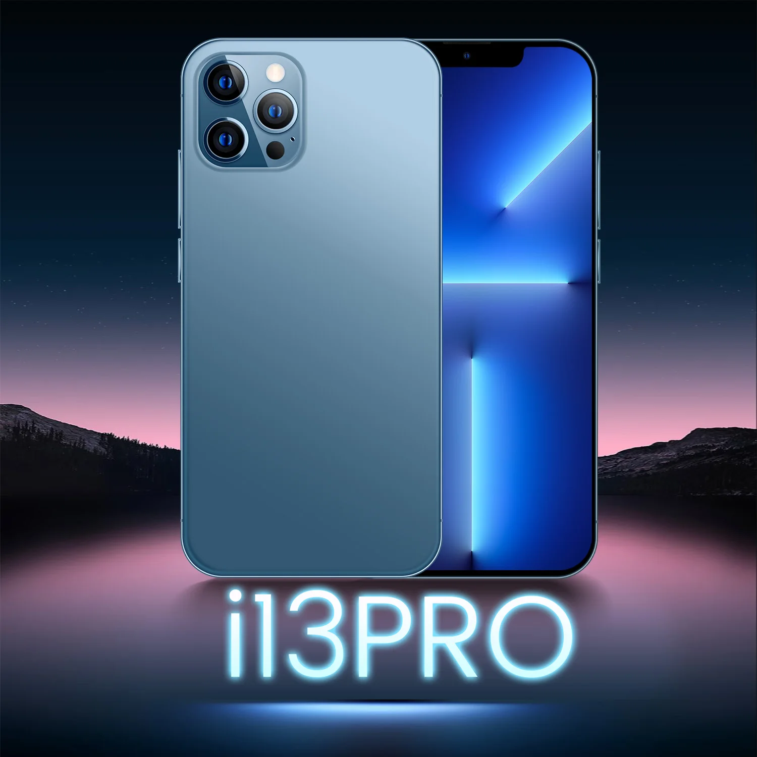 6.7 inch i13 Pro Max 12GB + 512GB Android smartphone 10 core 5G LET phone 3 camera MTK6889 face ID unlock mobile phone