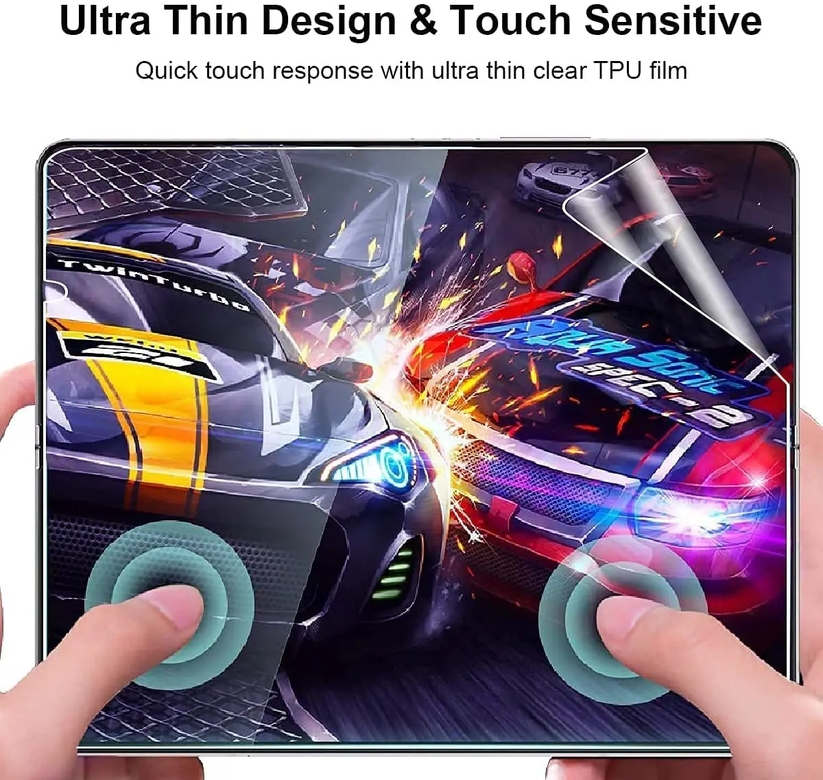 HD Bubble Free Anti Scratch Full Covered Flexible Film Back Cover TPU Soft Screen Protector for Samsung Galaxy Z Flip 3 5G
