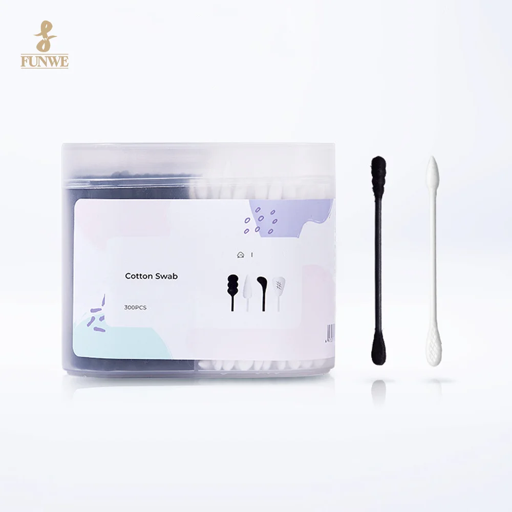 Eco-friendly Double Head Cotton swab Sticks Cosmetic Beauty Tools For Beauty Makeup Nose Ears Cleaning