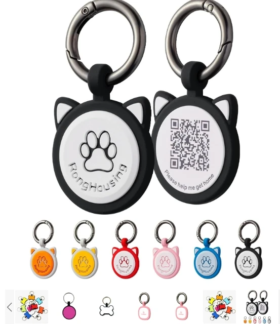 Customizable Cheap QR Code Pet Dog ID Tracker Durable and Easy to Use
