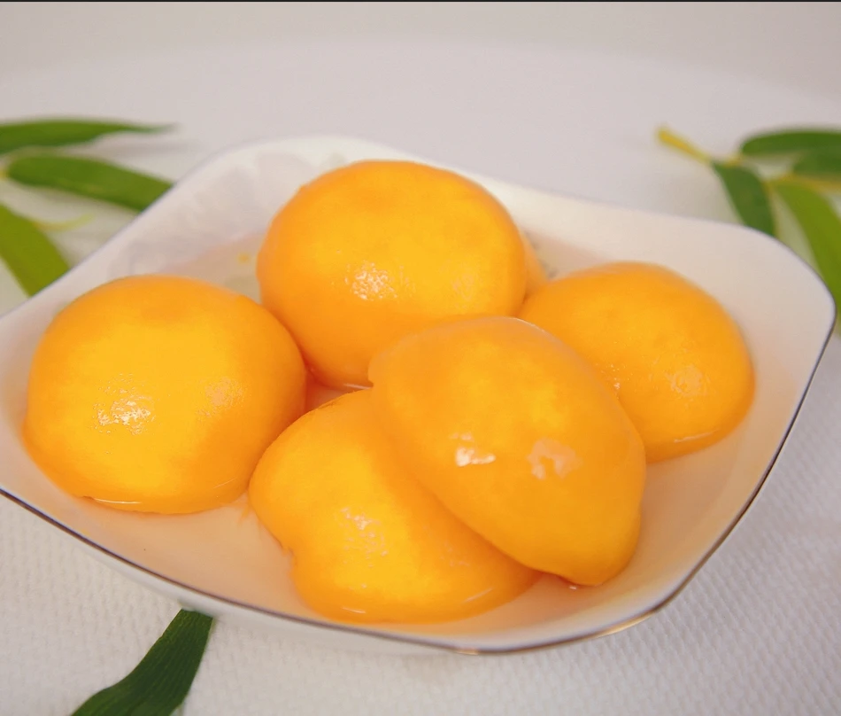 425g*24 Eady-to-Eat Canned Yellow Peaches  in Metal Tin Packaging Tin Can Canned Fruit