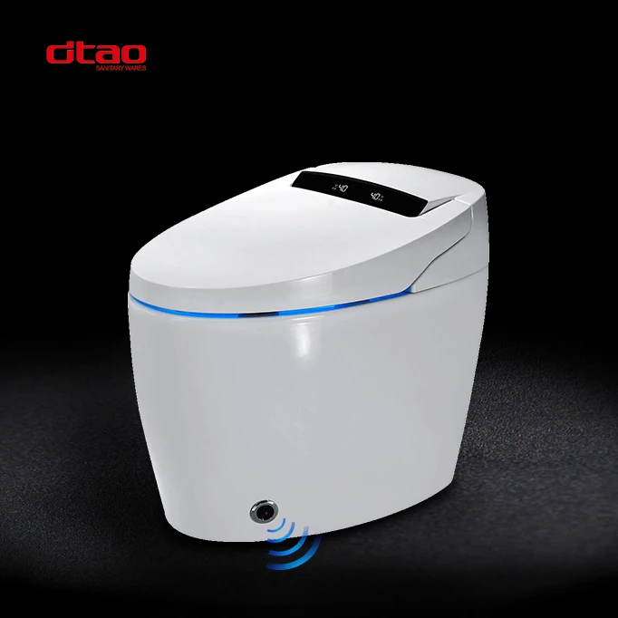 Hot sale automatic wash electric intelligent wc toilet bowl bathroom ceramic automatic flush smart toilet with bidet