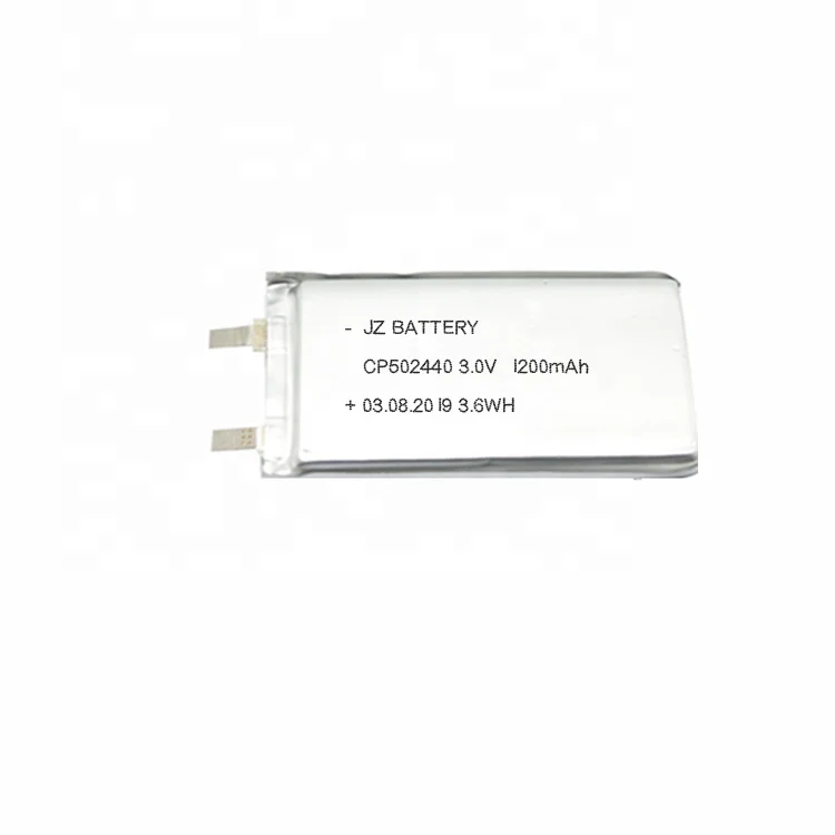  CP502440 3 0 v 1200mah LiMnO2 литиевый марганцевый мягкий упаковочный тонкий