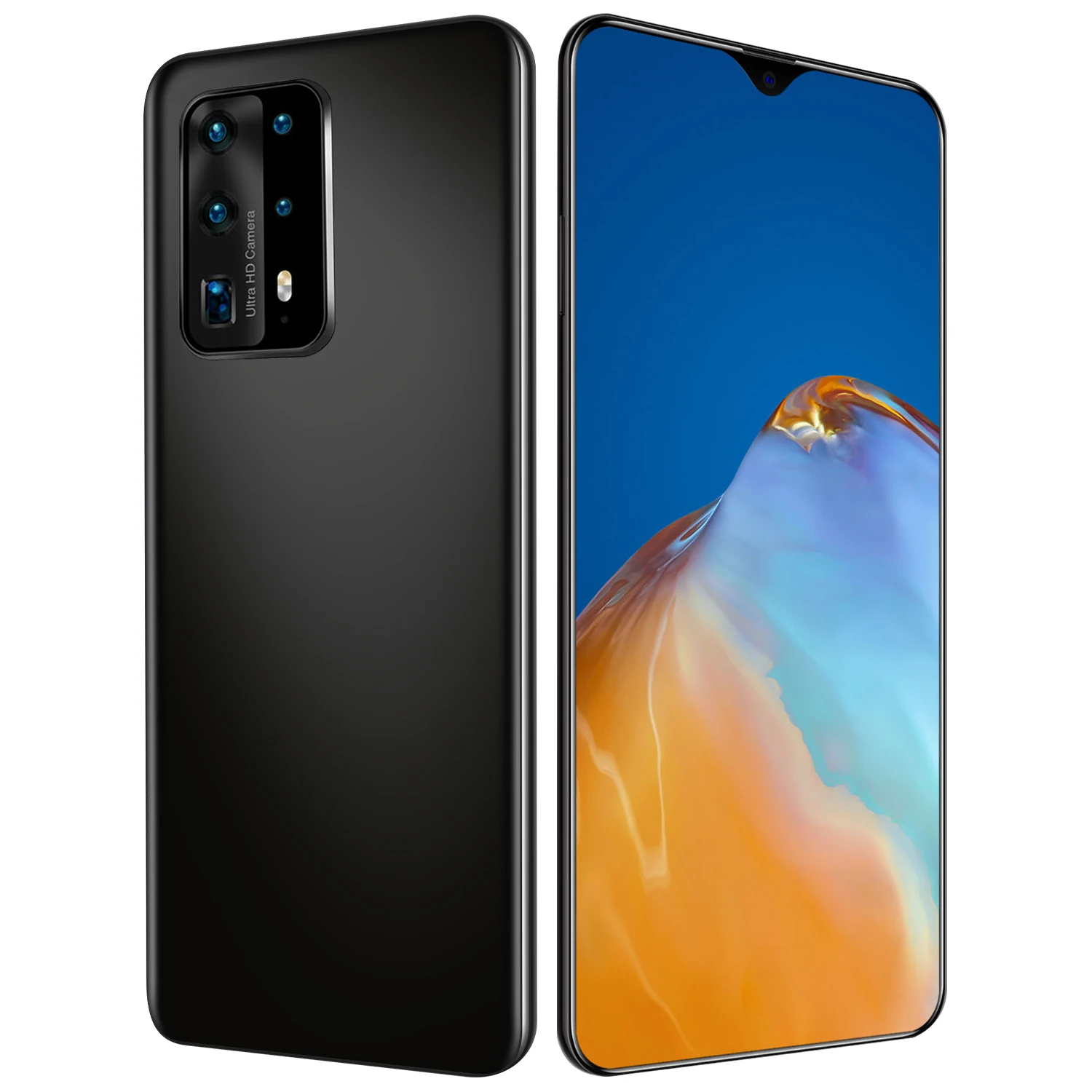 
New 4g 5g P45 pro+ smartphone 8GB+256GB MTK6875 8 core large memory cellphone 6.3inch FHD full screen face android mobile phones 