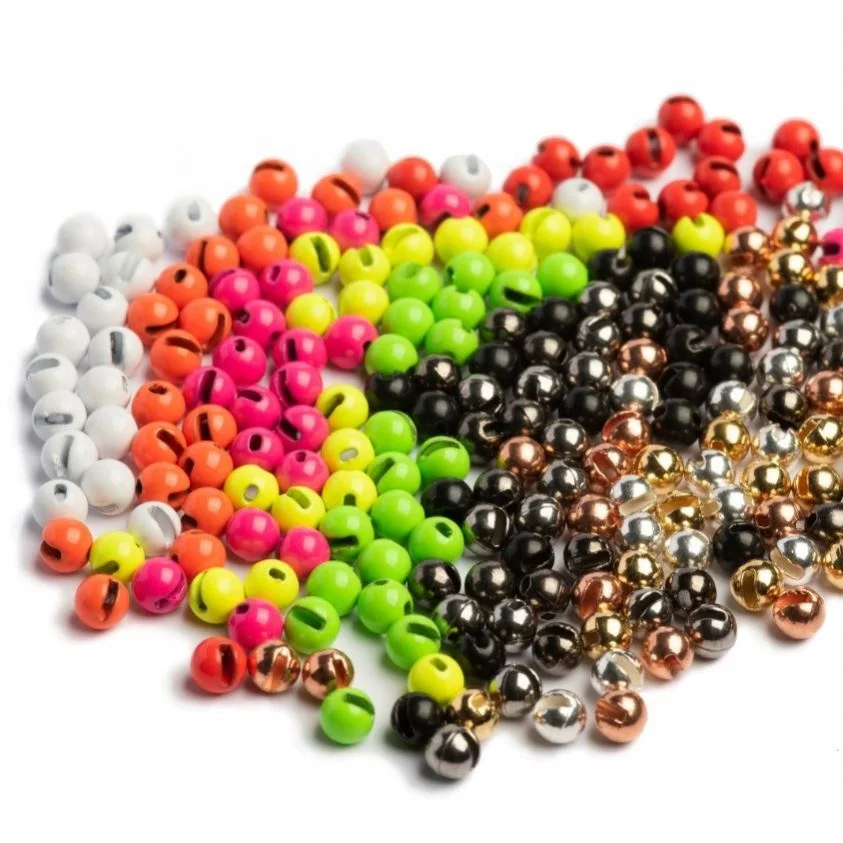 CASTSOON Best Quality Fly Fishing Bead Tungsten Beads 2.0Mm-4.6Mm Wholesale Slotted