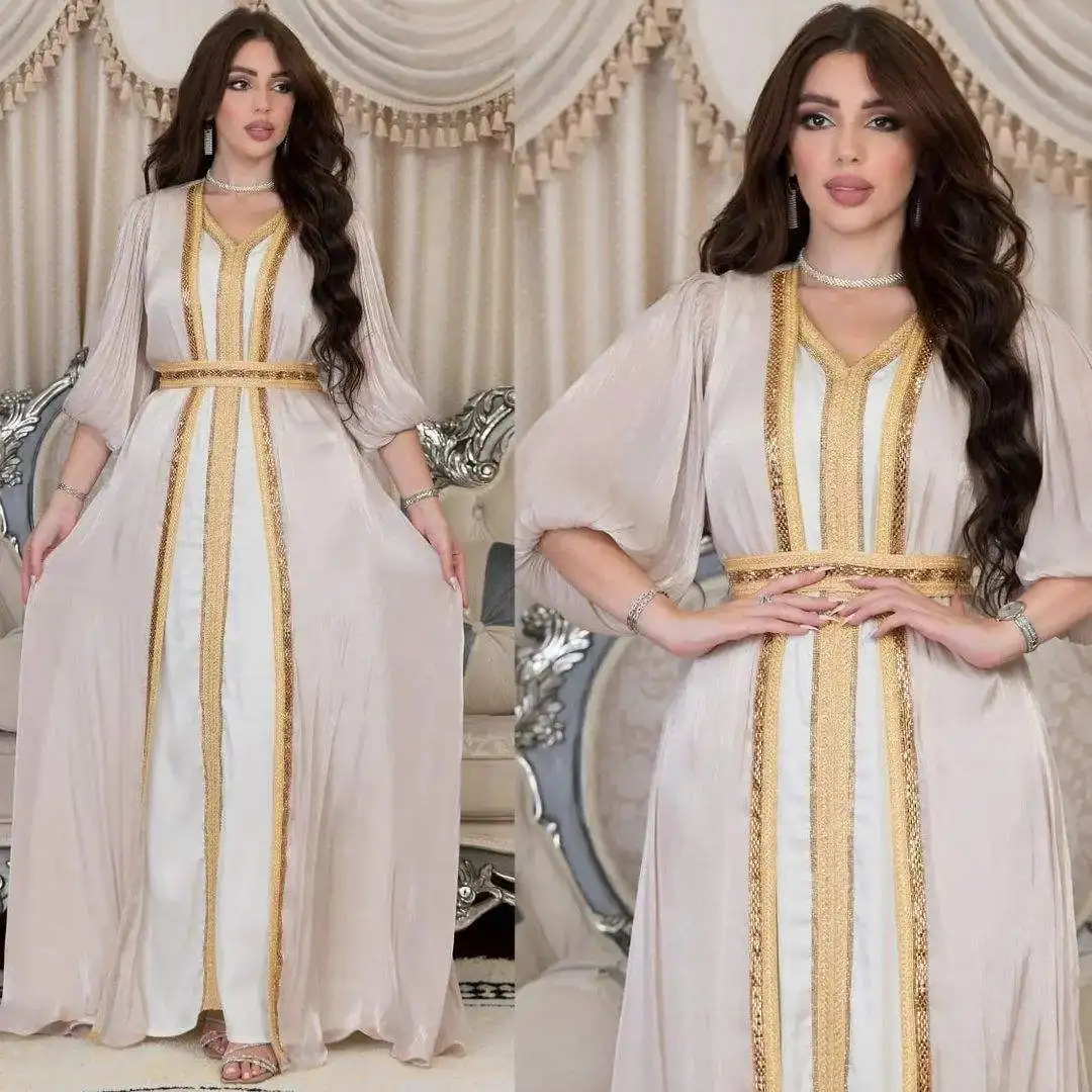 New Design Traditional Muslim Clothing Dress Women Turkey Dubai Abaya Islamic With Dresses