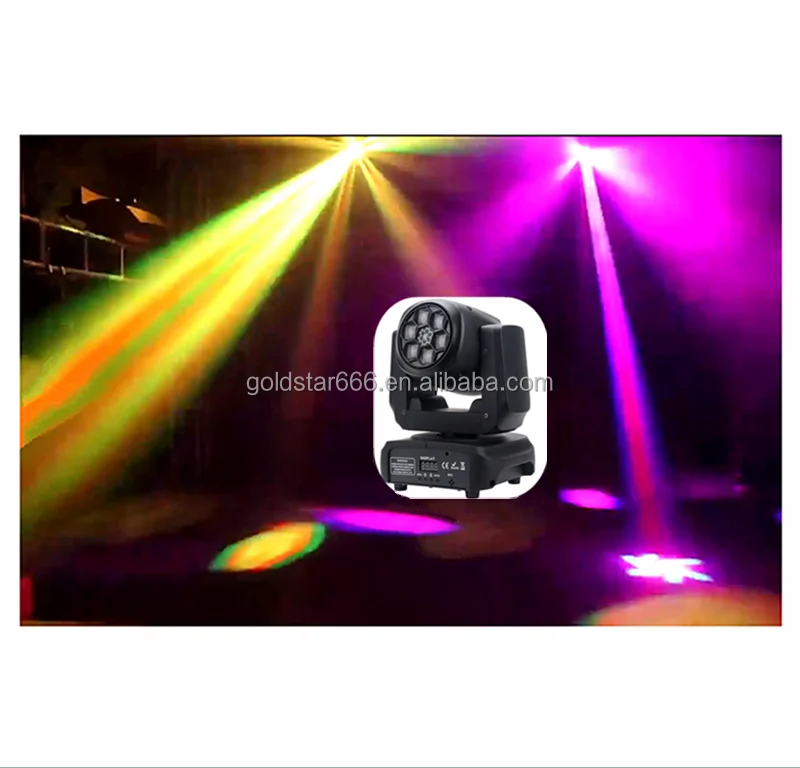 TOP7*15W Zoom Wash LED Moving Head Sharpy Bee eyes Laser Projector lighting Good Effect Bee Eye Laser Moving Head Stage Light Dj
