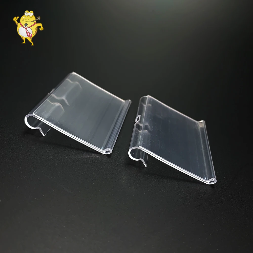 LAOHAMA Factory Direct Sales PVC Data Strip Transparent Label Holder for Supermarket