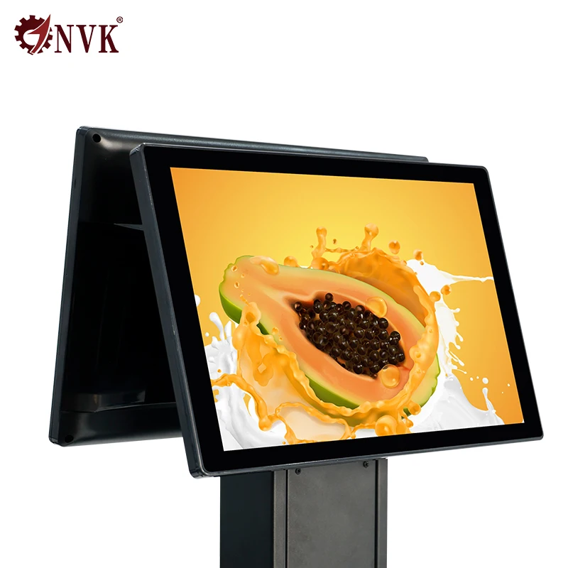 15kg/30 kg Dual Touch Screen Display 15.4 inch POS Systems 2019 Cash Register Scale