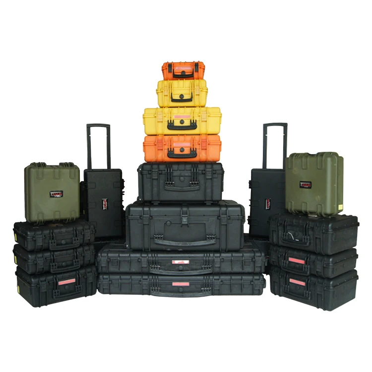 price factory price plastic suitcase case portable hard case podium hard case with foam large