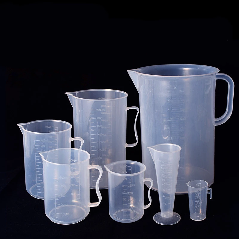 Graduated Plastic Pp Transparent Measuring beaker Cup plastic Measuring Jug