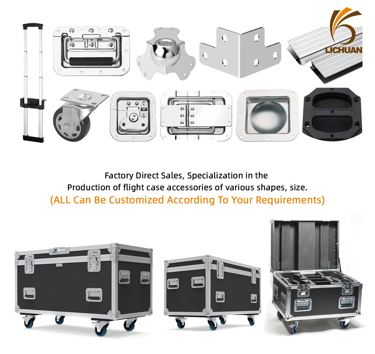 Factory Direct Wholesale Hardware Flight Case Metal Flight Case Corner