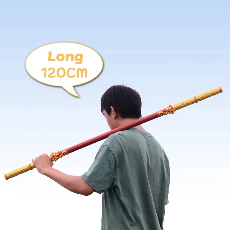 Pu Foam Ruyi Jingu Bang Polyurethane Sword Toy Cool Weapons For Move And Game Cosplay Props Safe Material PU Sword Toy For Kids