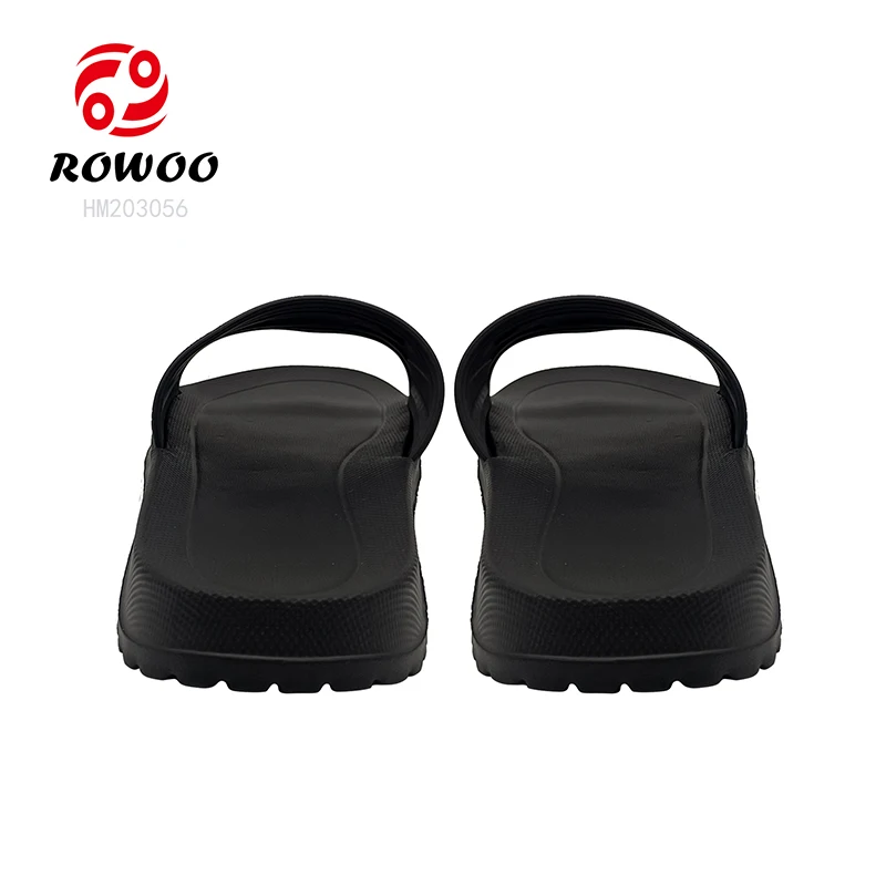Wholesales Custom Logo EVA PU Slides Outdoor Cool Sandals with EVA Insole Anti-Slippery and Massage Features for Summer