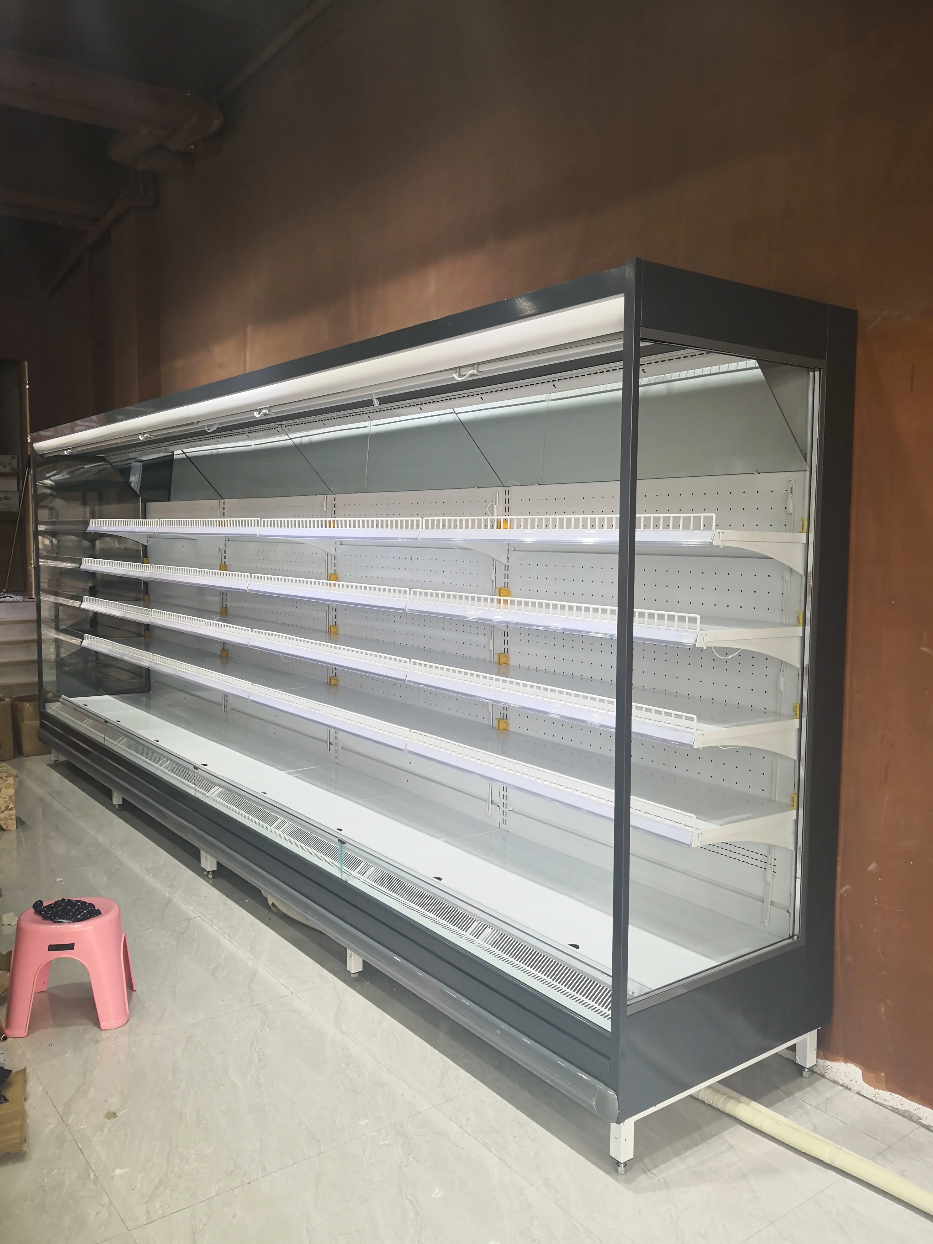 Fruit Vegetables Display Chiller Restaurant Refrigeration Food Display Refrigerator