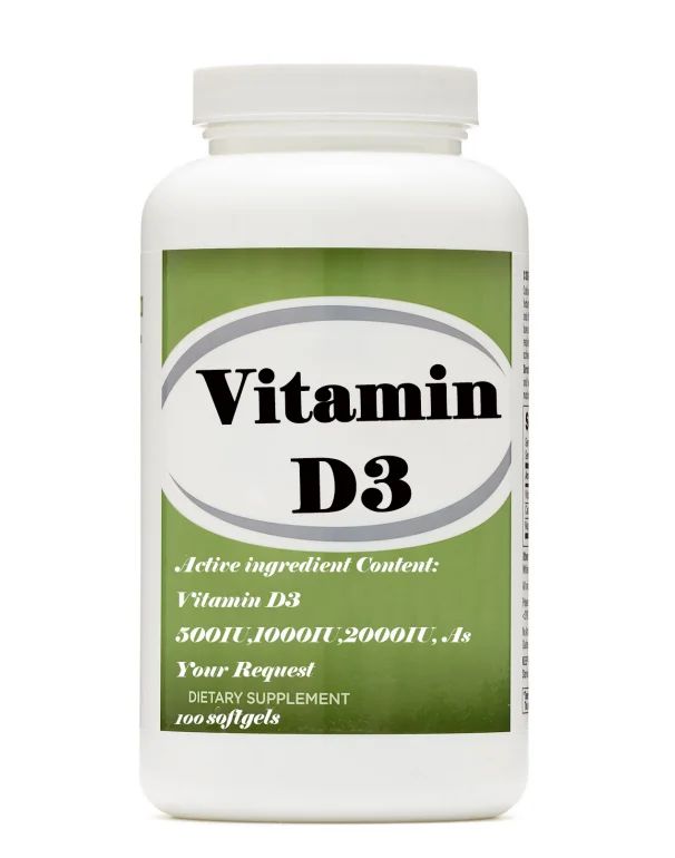 Top sales OEM d3 vitamin d3 2000iu 10000iu K2 softgel
