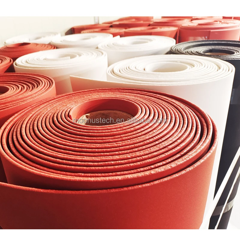 Soft silicone foam chemical resistance gray red blue 5-30mm