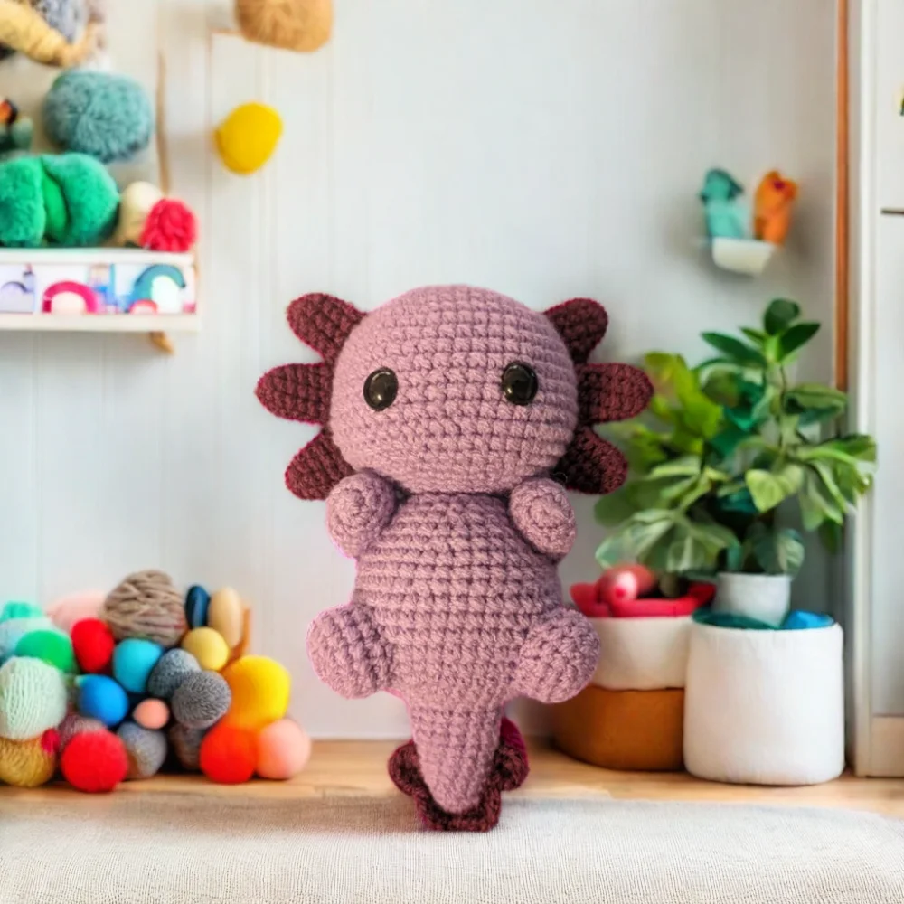 100% Cotton Handmade Amigurumi Pattern Stuffed Animal Toy Soft Knitting Unisex Baby Gift with PP Cotton Filling