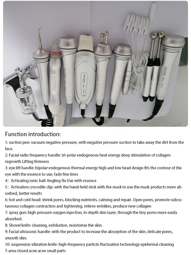 Skin Management Device Face CleaningMachine Accessories Hydro Diamond Machine German Crystal Microdermabrasion Machine