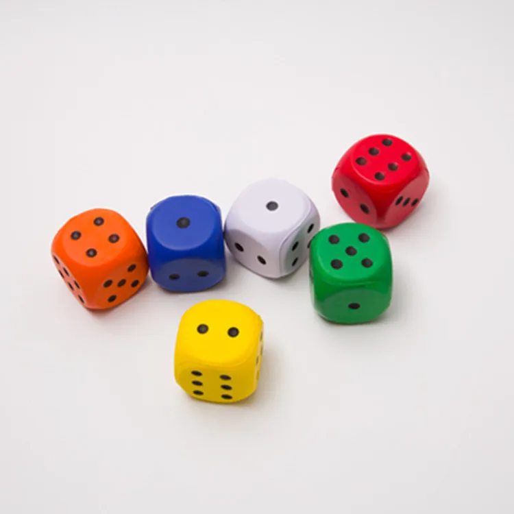 WHOLESALES CUSTOM SQUISHY BALL DICE GAME YATHZEE GAME EDUCATIONAL FOAM TOYS FOR KIDS 2023