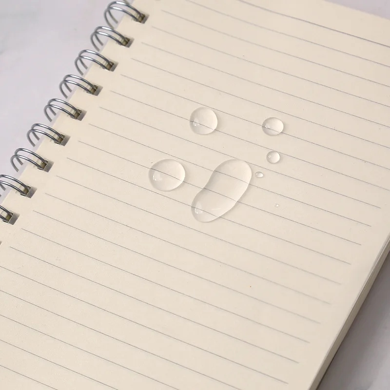 Joytop cheap A4 A5 B5 80sheets 120sheets PP transparent cover in stock notebook spiral Journal Book Notebook school custom