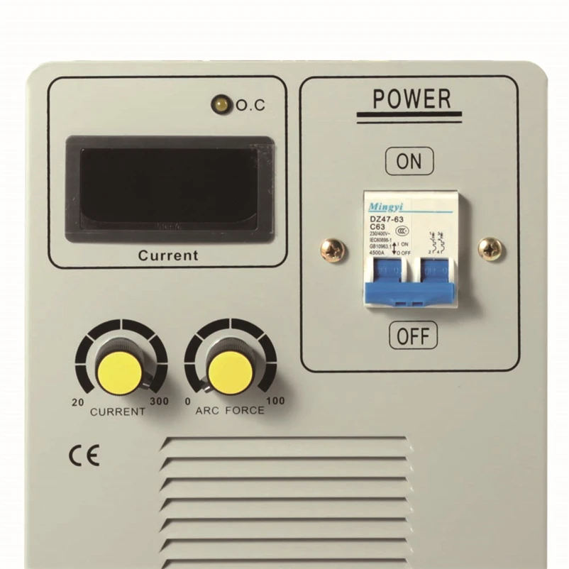 Dual Voltage 3 Phase 230V 415V Mma Inverter Arc 300 Amp Heavy Duty Industrial Welding Machine