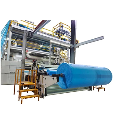 HUIYU sms Pp Spunbond Meltblown Composite Nonwoven Fabric Making Machine For Sanitary Towel