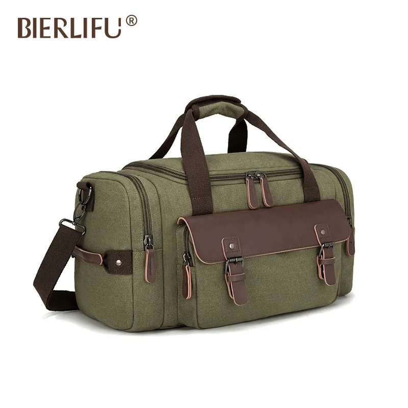Мужская парусиновая дорожная сумка