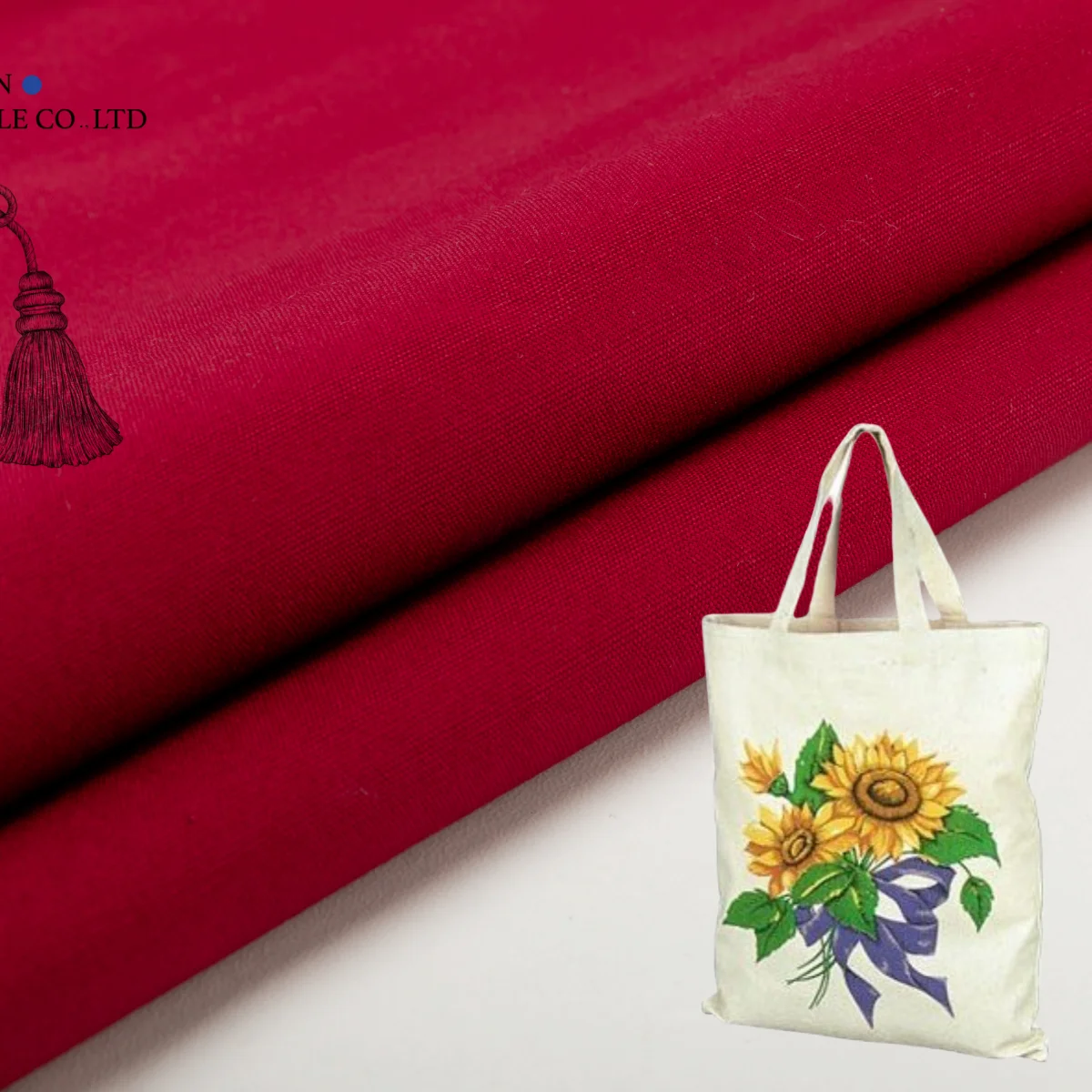 Haoyu textile 100%cottom panama canvas fabric Woven Canvas pure Cotton Fabric for Bag shoes options 10oz 12oz 14oz 16oz